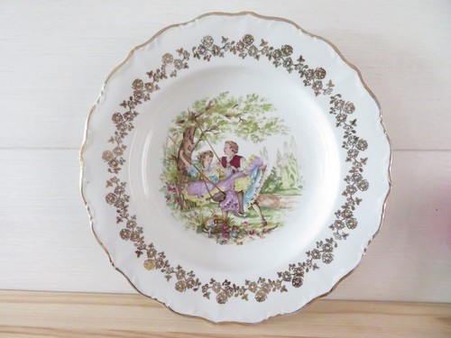 Assiette 1960 porcelaine - porcelaine, de