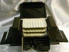 ANCIENNE BOITE COFFRET CIGARETTE CAVE A CIGARE BOIS LAQUE CHINE CHINESE