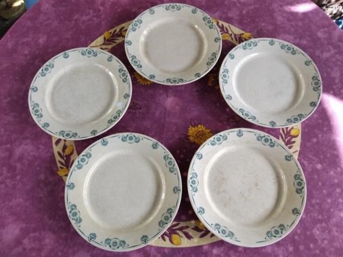 Assiette plate terre - 5,