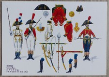 Rigo : Le Plumet, planche 242 : Infanterie Tambour-Major des 16e & 75e de ligne