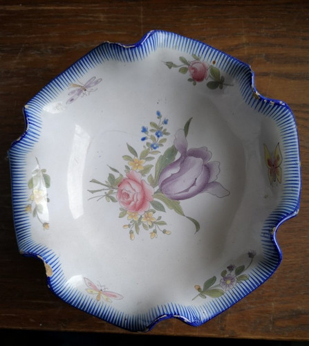 Coupe tri patte faïence - coupe,