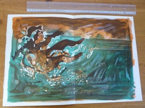 Lithographie couleurs de - lithographie, en