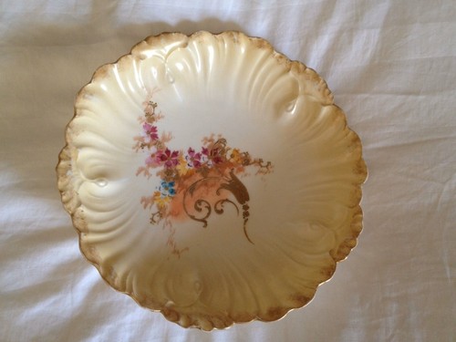 Antique limoges floral gold - limoges,