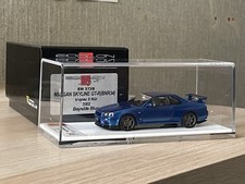Make Up Eidolon EM372B Nissan Skyline GT-R R34 V-Spec II Nür Bayside Blue 1/43