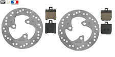 Kit 2 Disque + 4 plaquettes de freins Avant Arrière MBK Nitro 50 Yamaha aerox 50