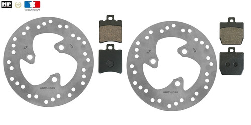 Kit disque 4 plaquettes de - 2, +