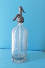 SIPHON, bouteille à eau de seltz / L. DEILLON / GENEVE / DANS SON JUS
