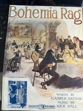 D 1912 Ragtime Sheet Music