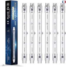 BROTOU 6er 300W 118mm R7S Ampoule Halogène Dimmable,220-240V 4480lm 2800K Blanc 