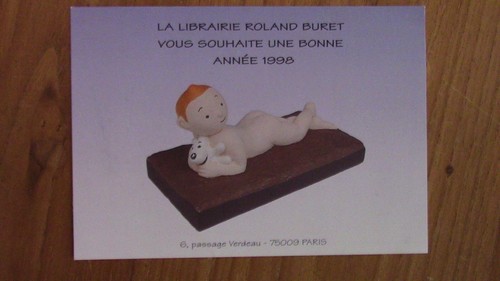Tintin herge carte - tintin, de