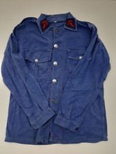 veste ancienne pompier treillis paysan maquignon militaire t42