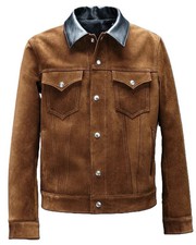 Veste camionneur marron en