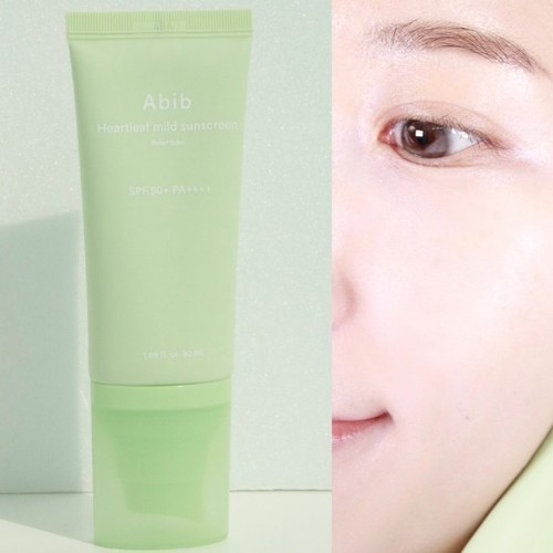 Abib heartleaf mild sunscreen - abib,