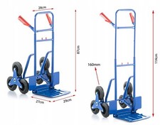 Diable Chariot de transport pliable  charge 250 kg Marque Higher Professionnel