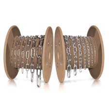 Chaîne en Acier Rond de Fer Câble Traction Sécurité Galvanisé