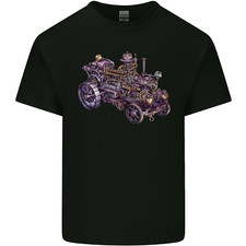 T-Shirt Enfant Steampunk Steam Engine Garçons Filles