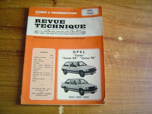 Revue technique rta opel corsa - rta,