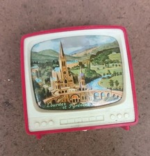  Visionneuse Tv  souvenir Lourdes Fabrication  Western Germany 