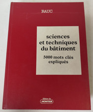 RAUC Livre Sciences Et Techniques Du Batiment 5000 Mots Cles 1983 LIVRE YE2