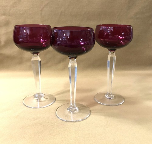 Verre vin signé val - verre, saint