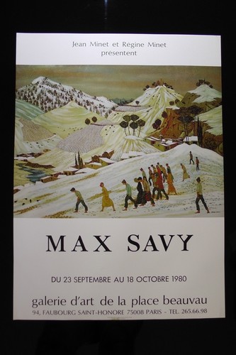 Affiche originale max savy - affiche ,