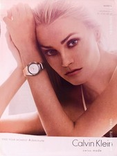 CALVIN KLEIN Vintage Print Ad !!  " Women Watch "
