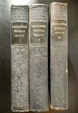 Encyclopédie Médicale - Dr Pierre Louis Rehm - EO QUILLET (1936) - 3 Vol complet