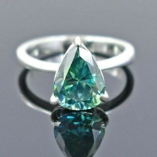 2.50 CT Bleu Poire Forme