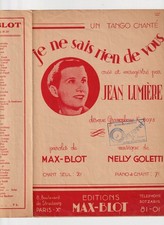 JEAN LUMIÈRE TANGO PARTITION