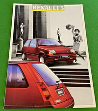 Brochure de Vente  RENAULT Supercinq -  Mai 1987 - Bel Etat.