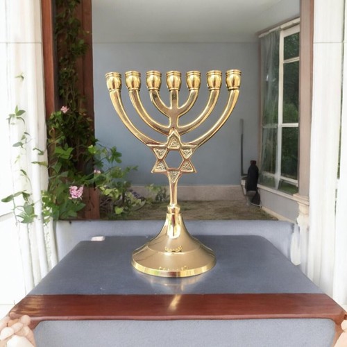 Menorah laiton jérusalem - menorah,