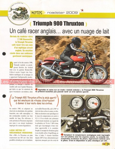 Triumph 900 thruxton - thruxton, joe