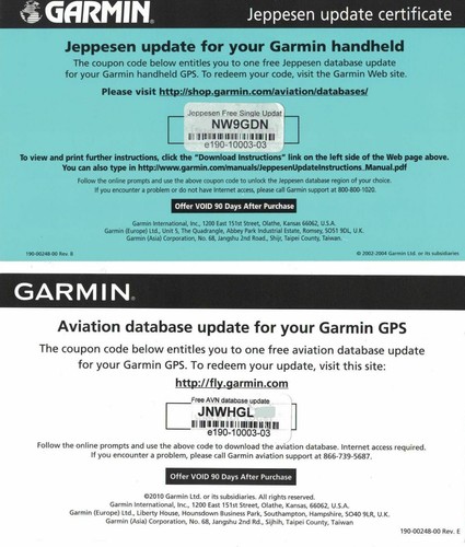 Jeppesen database update - jeppesen,