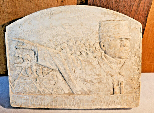 Sculpture platre bas relief - sculpture,