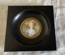 ANCIENNE MINIATURE PEINTURE