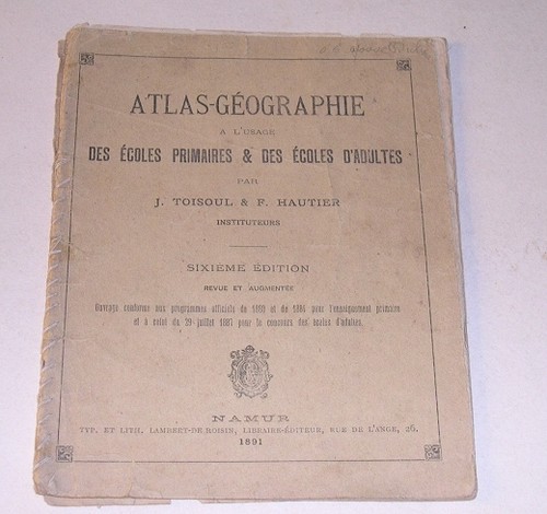 Atlas geographie 1891 par - atlas,