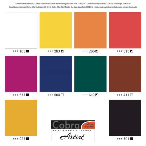 Coffret tubes peinture - coffret,