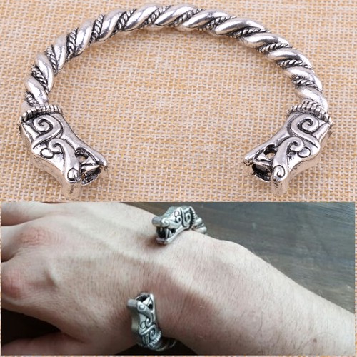 Antique silver alloy norse - antique,