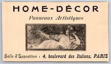 1920 Home Décor Panneaux Artistiques Art Nouveau Publicité Ancienne Paris Ad