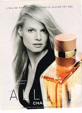 PUBLICITE ADVERTISING 045  2000  CHANEL   eau de parfum ALLURE