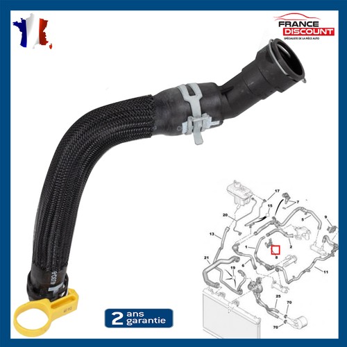 Durite tuyau radiateur pour - tuyau, de
