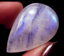 100% Naturel Blanc Pierre 26.60 CT Ample Pierre Précieuse Certifié