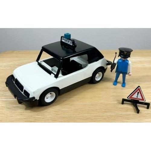 Vtg 1976 playmobil police - playmobil, car