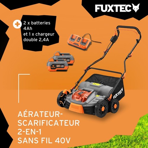 Fuxtec scarificateur sans fil - sans,