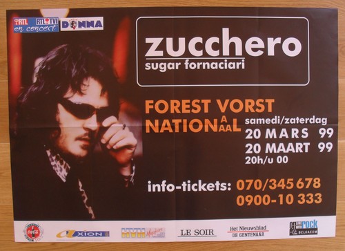 Zucchero affiche concert - affiche,