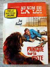 BD JOSH RANDALL AU NOM DE LA LOI n° 16 télé série jaune OZ 1965 Steve McQueen