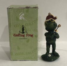 Golfing Frog Christmas