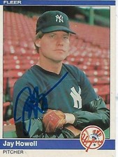 JAY HOWELL SIGNED 1984 FLEER