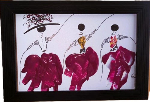 Tableau abstrait peinture - tableau,