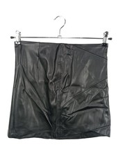 ZARA Jupe en cuir synthétique